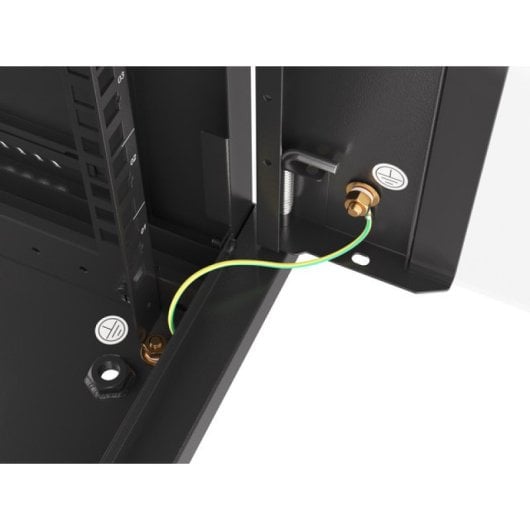 Bastidor de pared Lanberg WF01-6627-10B 27U 60kg 600x600x1307mm Acero Negro IP20