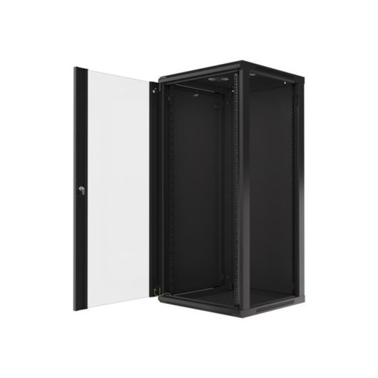 Bastidor de pared Lanberg WF01-6627-10B 27U 60kg 600x600x1307mm Acero Negro IP20