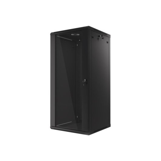 Bastidor de pared Lanberg WF01-6627-10B 27U 60kg 600x600x1307mm Acero Negro IP20