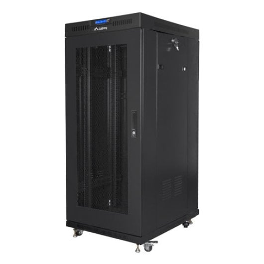 Rack Lanberg FF01-6827-23BL 27U Nero 1200 kg Ventilazione LCD Thermostat Rack Lanberg FF01-6827-23BL 27U Nero 1200 kg Ventilazione LCD Thermostat