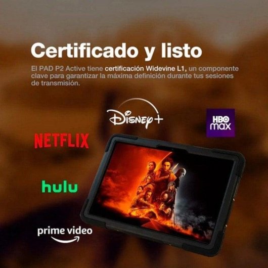 Tablet Beafon AGM PAD P2 Active 4G 10,9" 8GB 256GB Gris