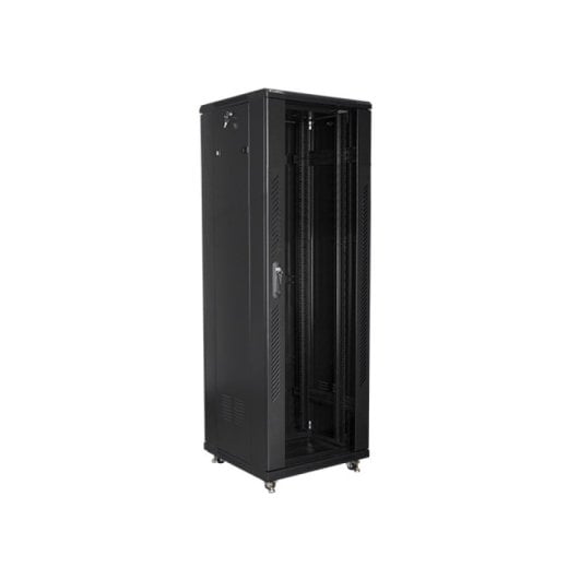 Rack independiente Lanberg FF01-6637-12B 37U 800kg IP20 Ventilación Negra RAL9004