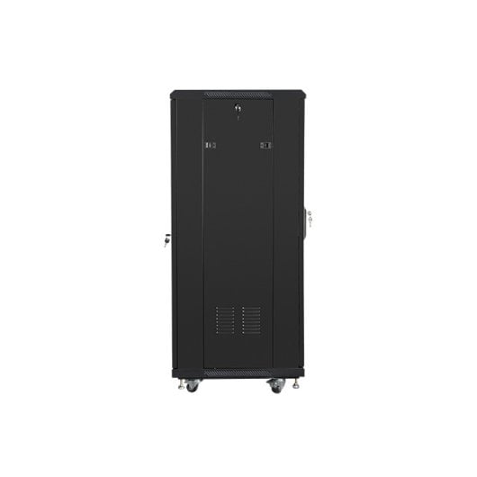 Rack Lanberg FF01-6627-12B Indépendant 27U Capacité 800 kg Verre Trempé