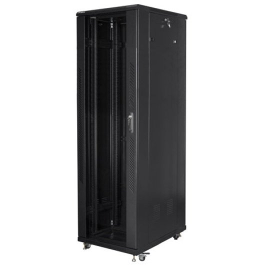 Rack de suelo Lanberg FF01-6042-12B 42U 800kg 600x1000mm Negro Ventilación IP20