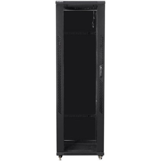 Rack de suelo Lanberg FF01-6042-12B 42U 800kg 600x1000mm Negro Ventilación IP20