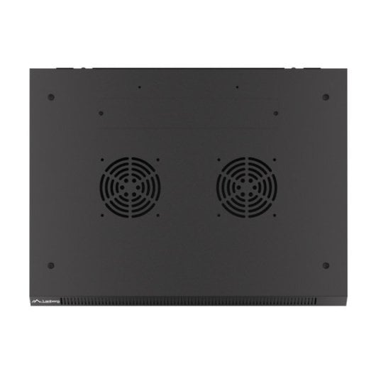 Bastidor de pared Lanberg WF01-6422-10B 22U 60kg Negro Autoinstalable IP20 Puerta de cristal