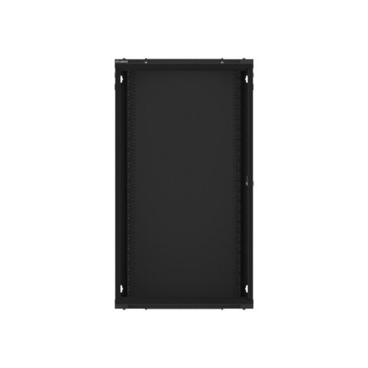 Bastidor de pared Lanberg WF01-6422-10B 22U 60kg Negro Autoinstalable IP20 Puerta de cristal