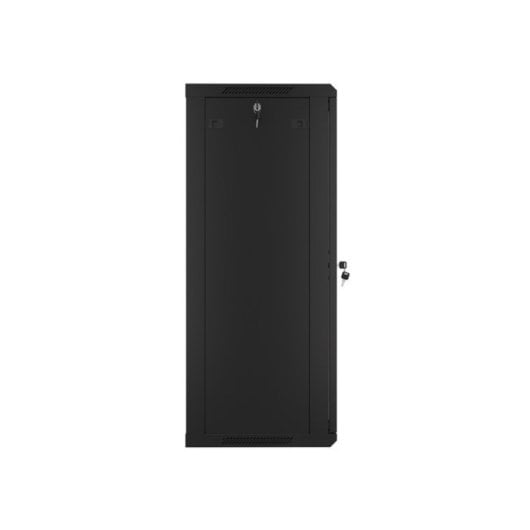 Bastidor de pared Lanberg WF01-6422-10B 22U 60kg Negro Autoinstalable IP20 Puerta de cristal