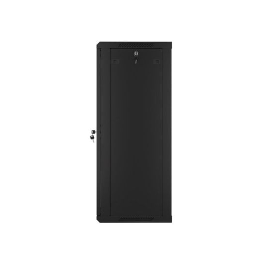 Bastidor de pared Lanberg WF01-6422-10B 22U 60kg Negro Autoinstalable IP20 Puerta de cristal