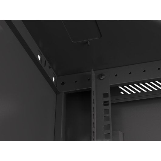 Wandmontage-Rack Lanberg WF01-6612-00B 12U 60kg Schwarz Wandmontage-Rack Lanberg WF01-6612-00B 12U 60kg Schwarz