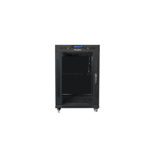 19" Lanberg FF01-8015-12BL Rack Stehend 15U 1200 kg Schwarz