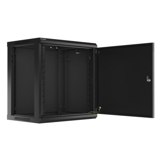 Bastidor de pared Lanberg WF01-6412-00B 12U Negro IP20 600x450x645,7mm 60kg Autoinstalable