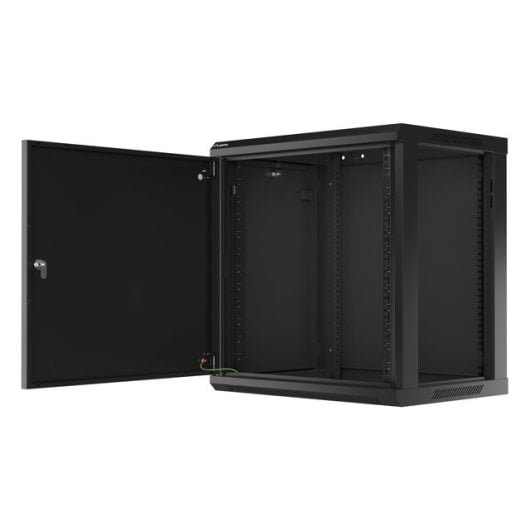 Bastidor de pared Lanberg WF01-6412-00B 12U Negro IP20 600x450x645,7mm 60kg Autoinstalable