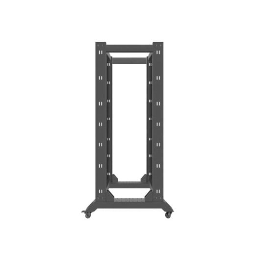 Base para rack Lanberg OR01-6832-B 32U 19" Acero 600kg Ajustable Negro RAL9004