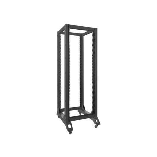 Base para rack Lanberg OR01-6832-B 32U 19" Acero 600kg Ajustable Negro RAL9004