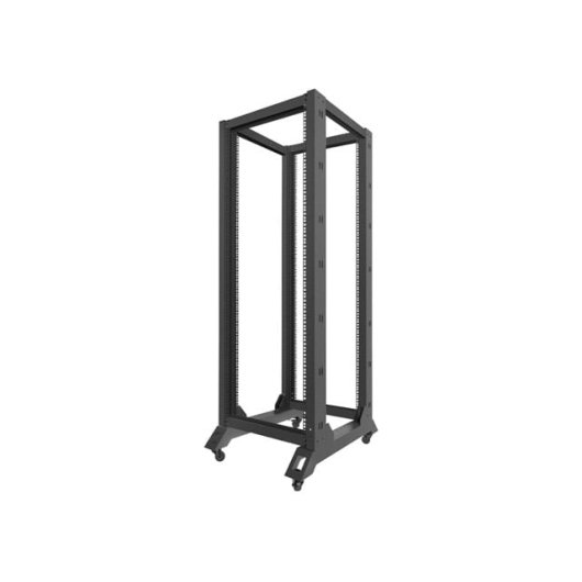 Base para rack Lanberg OR01-6832-B 32U 19" Acero 600kg Ajustable Negro RAL9004