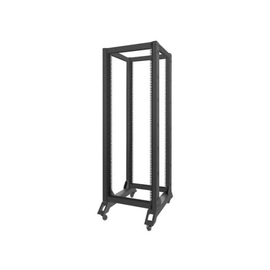 Base para rack Lanberg OR01-6832-B 32U 19" Acero 600kg Ajustable Negro RAL9004