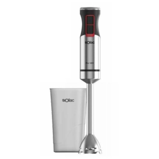 Varinha Mágica Solac Pro 1201, 1200W, 0.7L, 20 Velocidades, Aço Inoxidável