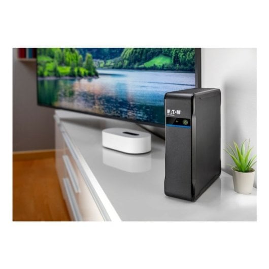 Sai Eaton 700VA Batería de Plomo Ácido Protección Sobrecargas Eficiencia 97% 4 Salidas AC
