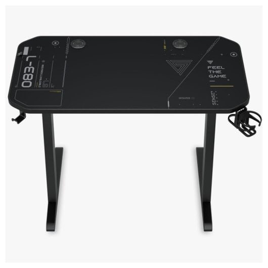 Mesa Gaming Sense7 120×60cm Acero y MDF Tapete Completo Soporte Accesorios Cableado