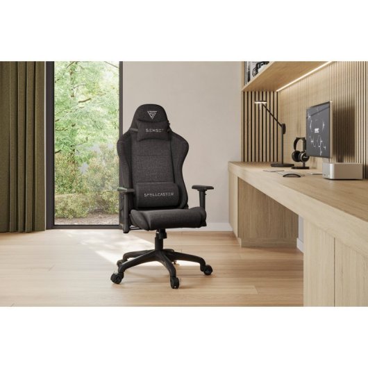 Silla Sense7 Spellcaster FUKU XL/Regular, respaldo 160º, soporte lumbar, reposabrazos 1D, carga 150kg
