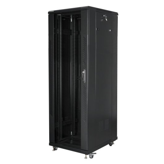 Rack Lanberg FF01-6837-12B 19" 37U 800kg IP20 Acero Negro con Ventilación y Cerradura