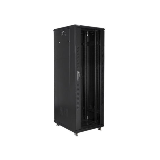 Rack Lanberg FF01-6837-12B 19" 37U 800kg IP20 Acero Negro con Ventilación y Cerradura