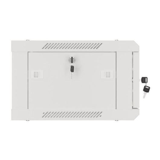 Bastidor de pared Lanberg WF01-6404-10S 4U 19'' 60kg IP20 Gris vidriado autocierre