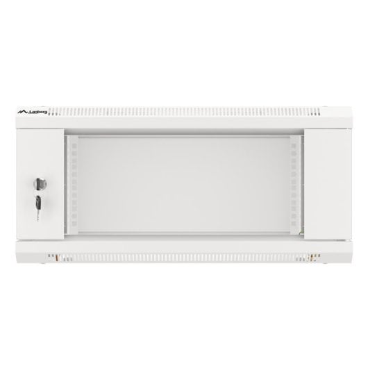 Bastidor de pared Lanberg WF01-6404-10S 4U 19'' 60kg IP20 Gris vidriado autocierre