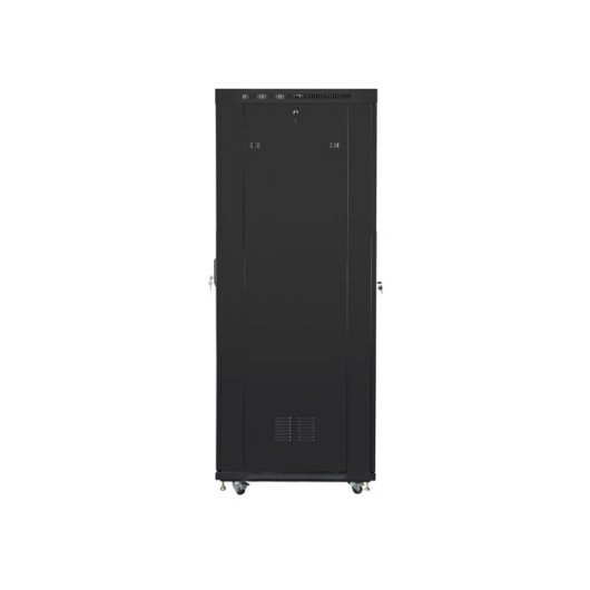 Rack Lanberg FF01-8027-23BL 27U 1200 kg Schwarz mit Lüfter und LCD-Anzeige
