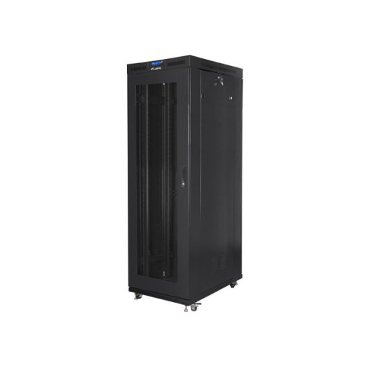 Rack Lanberg FF01-8027-23BL 27U 1200 kg Schwarz mit Lüfter und LCD-Anzeige