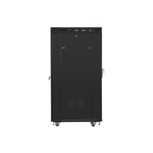 Rack Lanberg FF01-6827-12BL 27U 1200 kg Preto com Ventilação e Display LCD Rack Lanberg FF01-6827-12BL 27U 1200 kg Preto com Ventilação e Display LCD