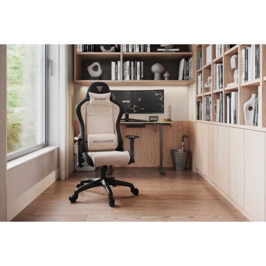 Silla Sense7 Spellcaster FUKU Regular Reclinable, Reposabrazos 1D, Cojín Lumbar, 150kg