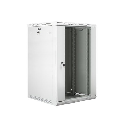 Wandgehäuse Lanberg WF01-6618-10S 18U 60kg Grau Wandgehäuse Lanberg WF01-6618-10S 18U 60kg Grau
