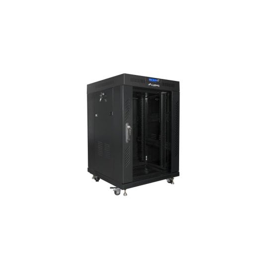 Rackschrank Lanberg FF01-6615-12BL 15U 1200 kg Temperatur LCD Schwarz Rackschrank Lanberg FF01-6615-12BL 15U 1200 kg Temperatur LCD Schwarz