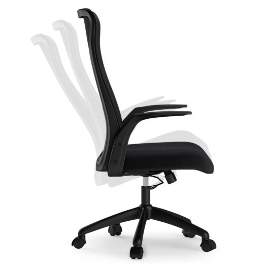 Silla de oficina Sense7 Juno respaldo malla, reposabrazos integrados, inclinación 90-140°