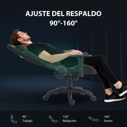 Silla Sense7 Spellcaster FUKU Regular Reclinable Cojín Lumbar Ruedas Silenciosas