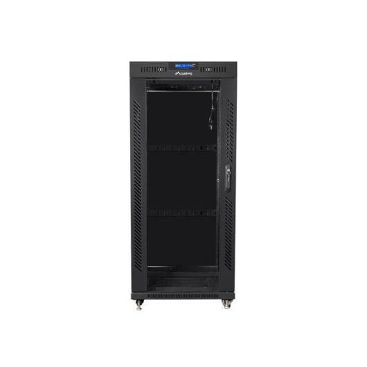 Rack 19" Lanberg FF01-8822-12BL 22U 800x800mm Negro IP20 LCD Termostato 4 Ventiladores 1200kg