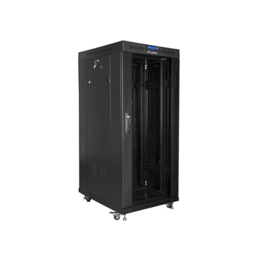 Rack 19" Lanberg FF01-8822-12BL 22U 800x800mm Negro IP20 LCD Termostato 4 Ventiladores 1200kg