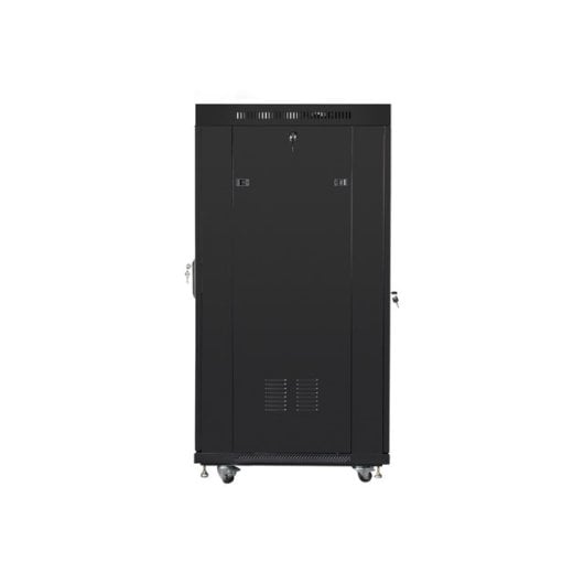 Rack 19" Lanberg FF01-8822-12BL 22U 800x800mm Negro IP20 LCD Termostato 4 Ventiladores 1200kg