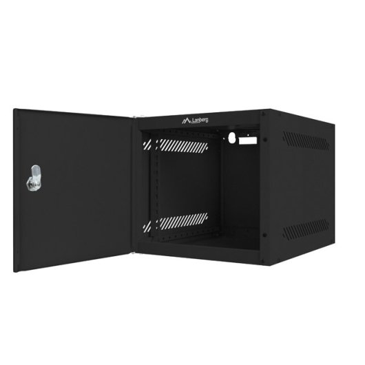 Bastidor Lanberg WF10-2306-00B Wandmontage 6U 20 kg Schwarz