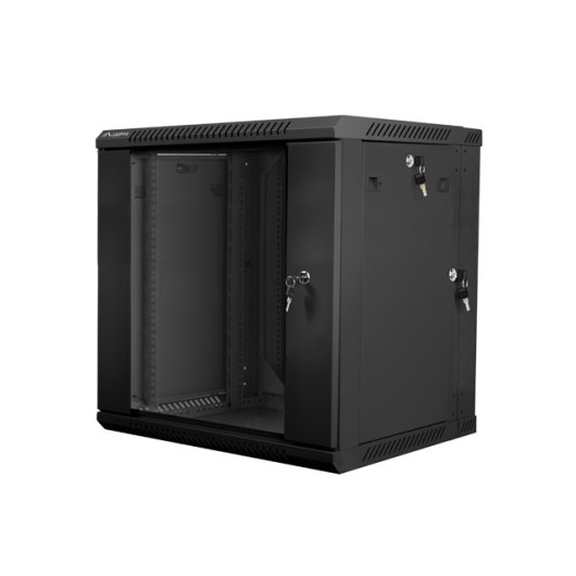 Bastidor da Parete Lanberg WF02-6612-10B 12U 60kg Nero Bastidor da Parete Lanberg WF02-6612-10B 12U 60kg Nero