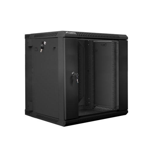 Bastidor da Parete Lanberg WF02-6612-10B 12U 60kg Nero Bastidor da Parete Lanberg WF02-6612-10B 12U 60kg Nero