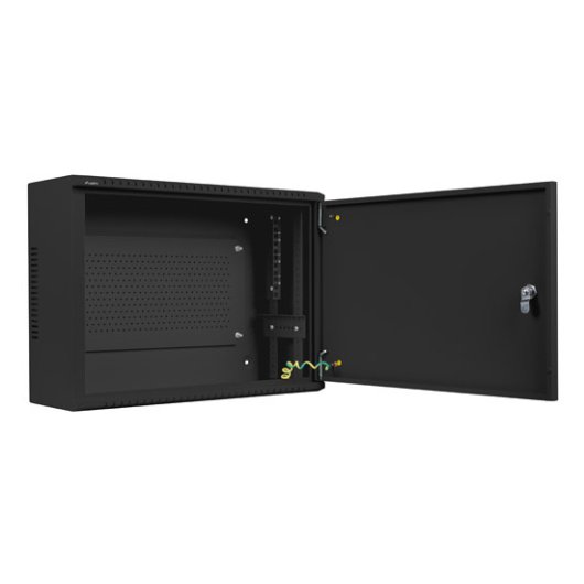 Bastidor de pared Lanberg WAF1-5203-04-00B 4U 60kg IP20 Negro Rieles Montaje con cierre