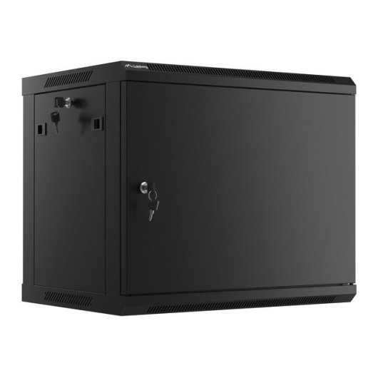 Bastidor de pared Lanberg WF01-6409-00B 9U 60kg 19'' Acero Negro IP20 Autoinstalable