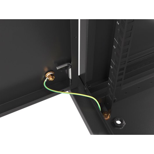 Bastidor de pared Lanberg WF01-6409-00B 9U 60kg 19'' Acero Negro IP20 Autoinstalable