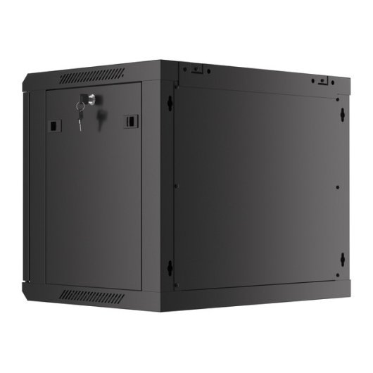 Bastidor de pared Lanberg WF01-6409-00B 9U 60kg 19'' Acero Negro IP20 Autoinstalable