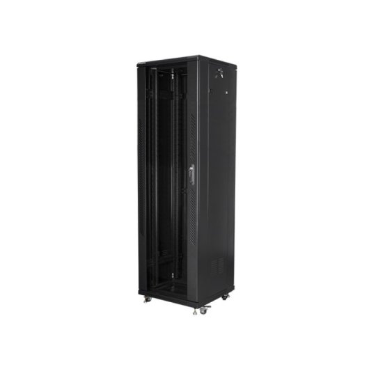 Rack independiente Lanberg FF01-6642-12B 42U 800kg Acero Ventilación IP20 Negro
