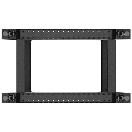 Rack abierto Lanberg OR01-6022-B 22U 19" 600kg acero autoinstalable negro 1000x600x1229mm