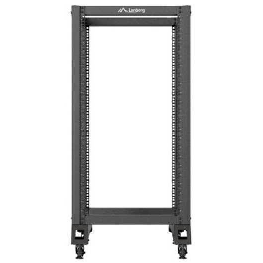 Rack abierto Lanberg OR01-6022-B 22U 19" 600kg acero autoinstalable negro 1000x600x1229mm